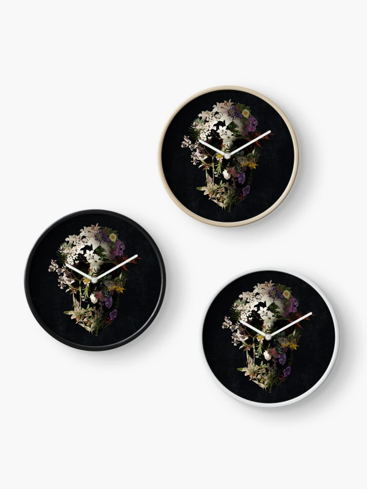 Thumbnail 3 of 4, Clock, Spring Skull 2 designed and sold by Ali Gulec.