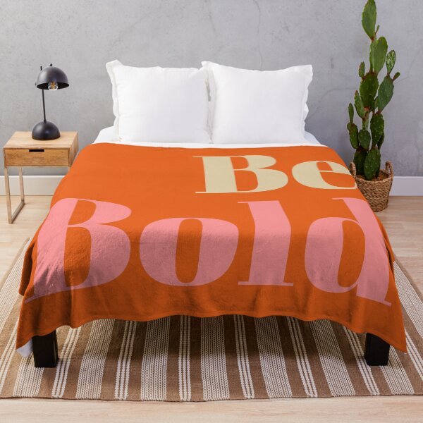 Item preview, Sea audaz | Cita inspiradora en naranja y rosa designed and sold by JuneJournal.