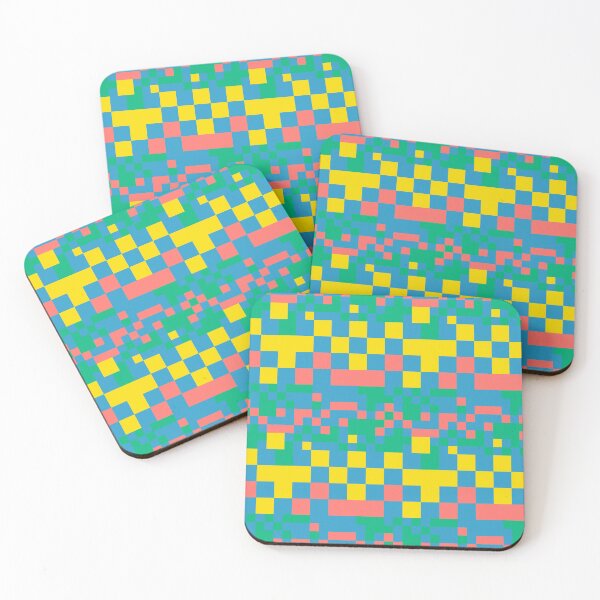 Item preview, Pixel squares designed and sold by marufemia.
