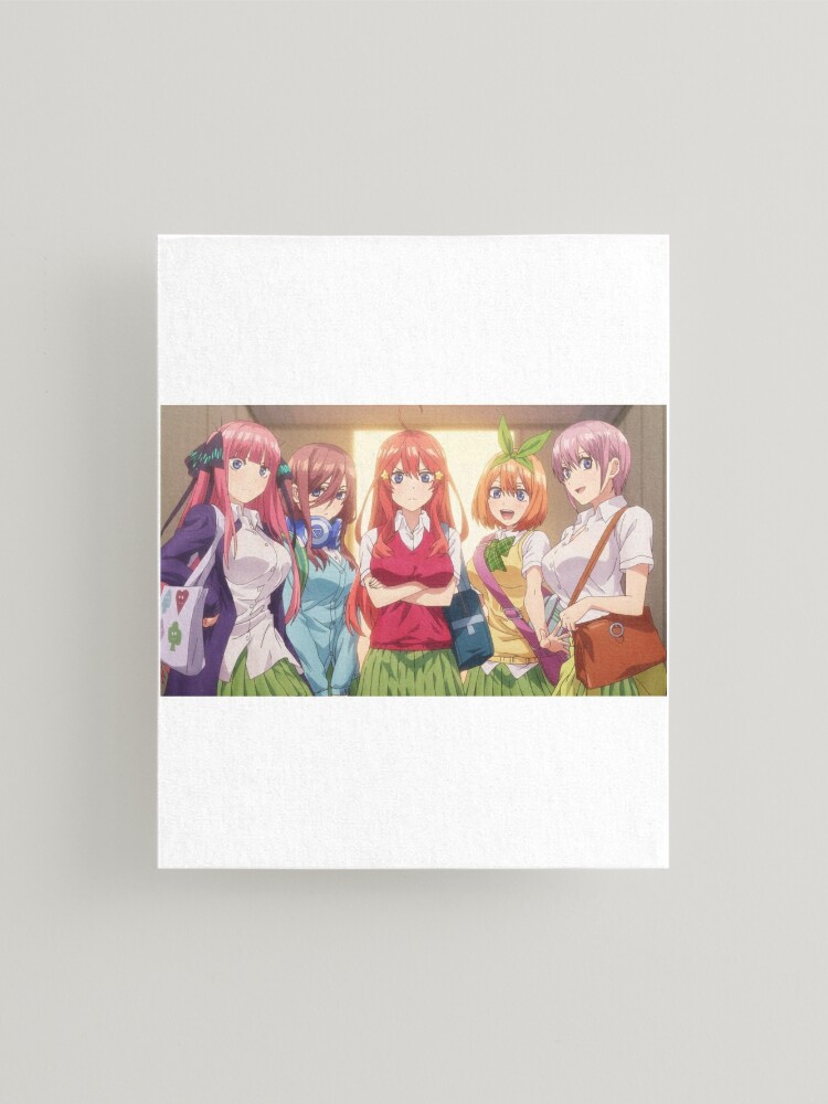 Nakano Sisters - Nino, Miku, Itsuki, Yotsuba, Ichika [Gotoubun no Hanayome/  The Quintessential Quintuplets] Poster for Sale by WaboBabo