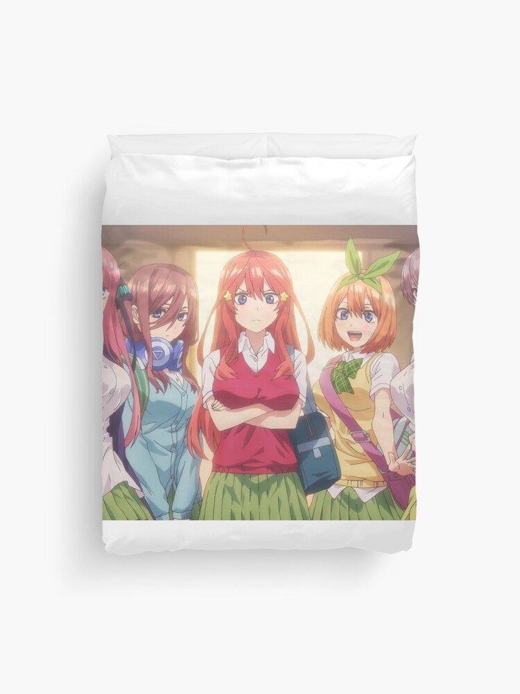 5-toubun no Hanayome Miku Nakano Anime Bed Sheet or Duvet