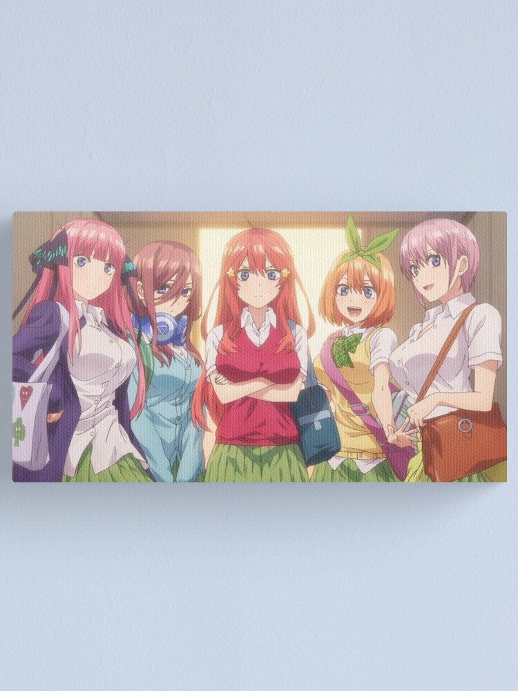 Nakano Sisters - Nino, Miku, Itsuki, Yotsuba, Ichika [Gotoubun no Hanayome/  The Quintessential Quintuplets] Poster for Sale by WaboBabo