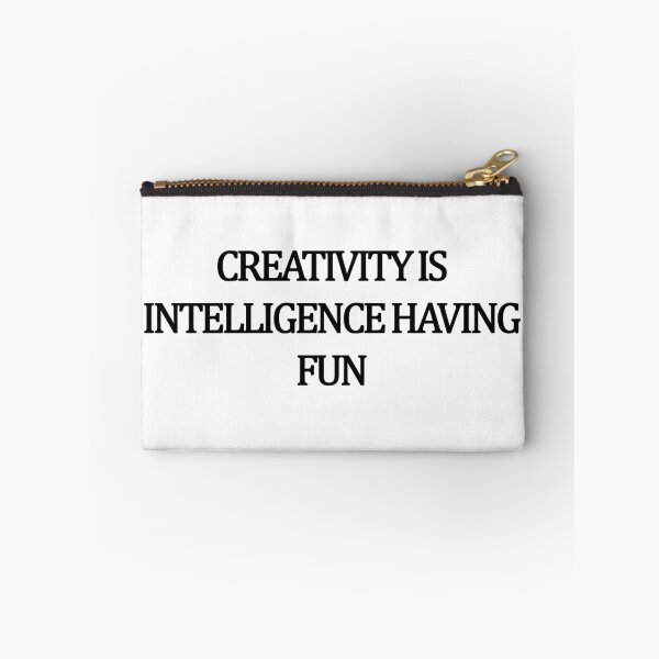 Aperçu de l'œuvre Creativity Is Intelligence Having Fun créée et vendue par MisterStone.