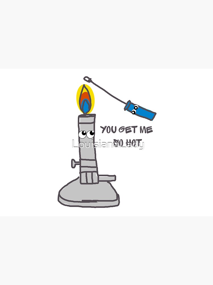 Microbiology Lab Bunsen Burner Loop Flame by LouisianaLady