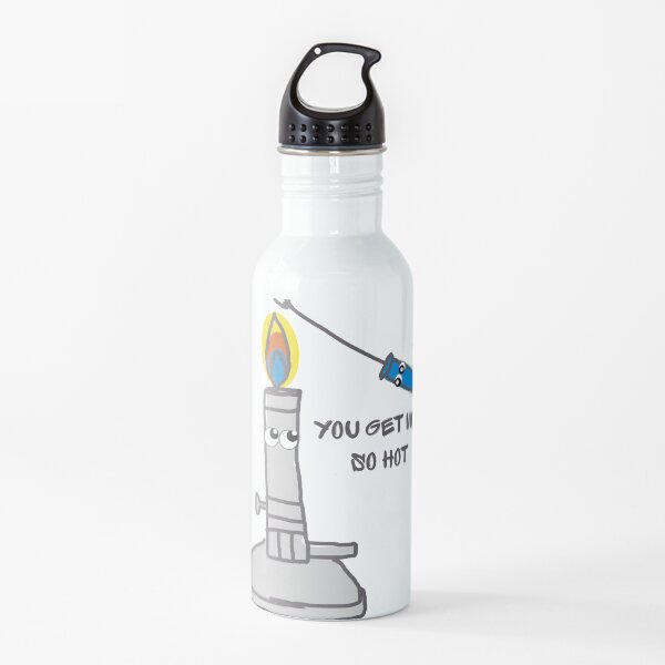Microbiology Lab Bunsen Burner Loop Flame Water Bottle