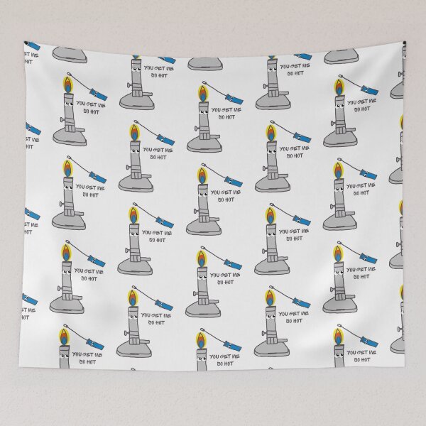 Item preview, Microbiology Lab Bunsen Burner Loop Flame designed and sold by LouisianaLady.