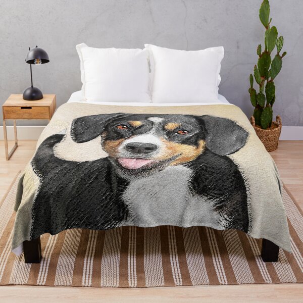 Item preview, Entlebucher Mountain Dog Painting - Original Art designed and sold by alpendesigns.