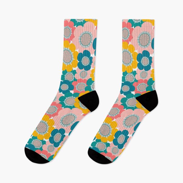 Item preview, Colorful vintage flowers designed and sold by marufemia.