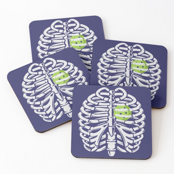 Item preview, Pickleball Heart in Ribcage - Halloween Pickleball T-Shirt designed and sold by Dan66.