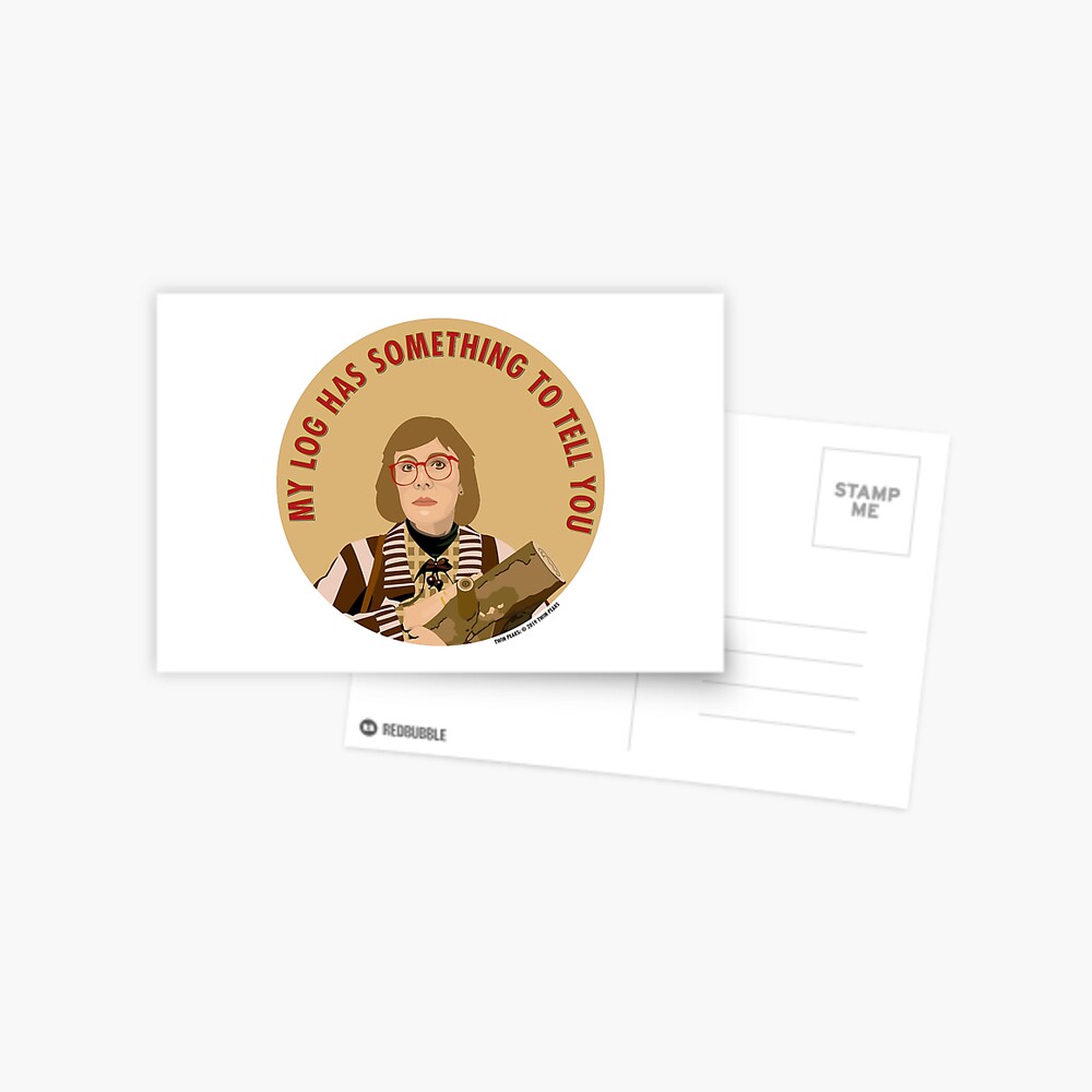 Twin Peaks Log Lady Postcard