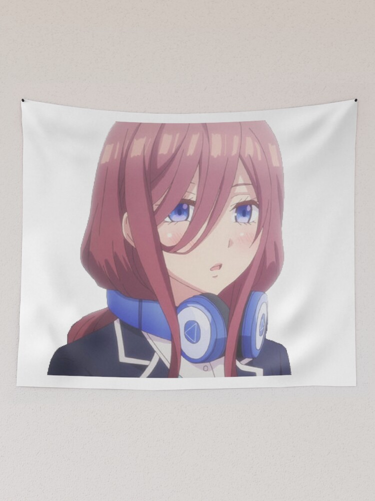 Nakano Miku - The Quintessential Quintuplets/ Gotoubun no Hanayome  Tapestry for Sale by WaboBabo