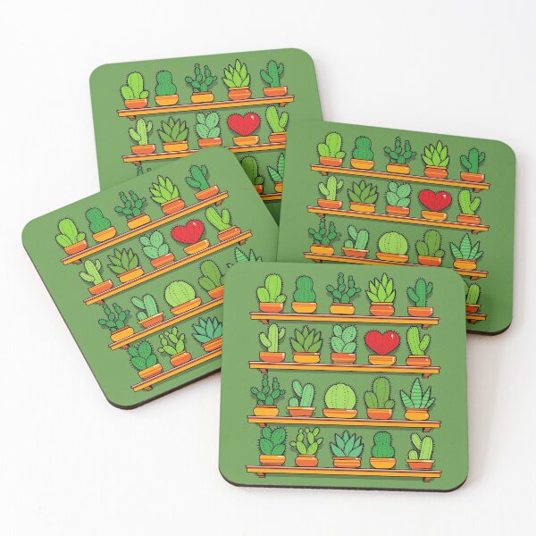Aperçu de l'œuvre Aimez-vous le coeur de cactus créée et vendue par Tobe Fonseca®.