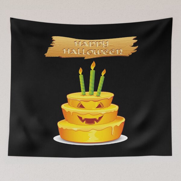 Item preview, Happy Halloween cake designed and sold by wolfgangrainer.