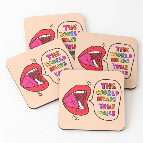 Item preview, The World Needs Your Voice designed and sold by crystaldraws.