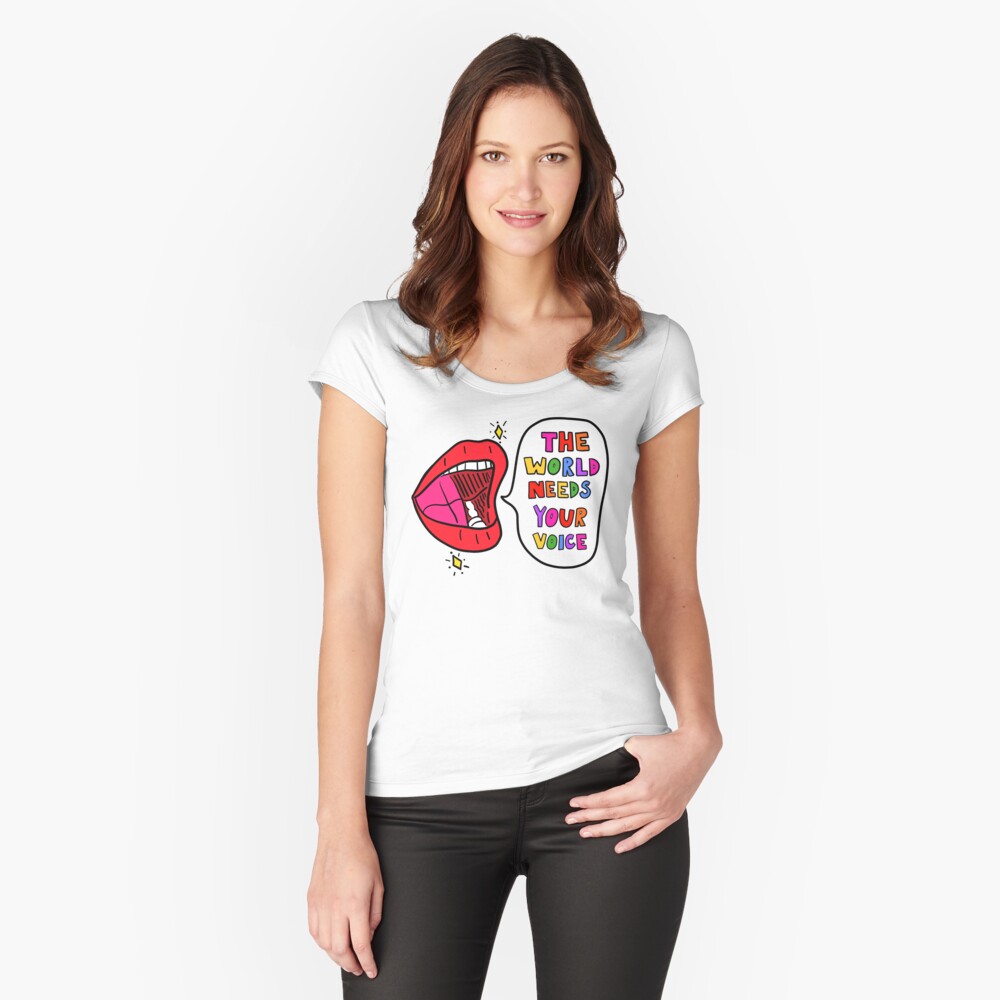 Artikel-Vorschau von Tailliertes Rundhals-Shirt, designt und verkauft von crystaldraws.