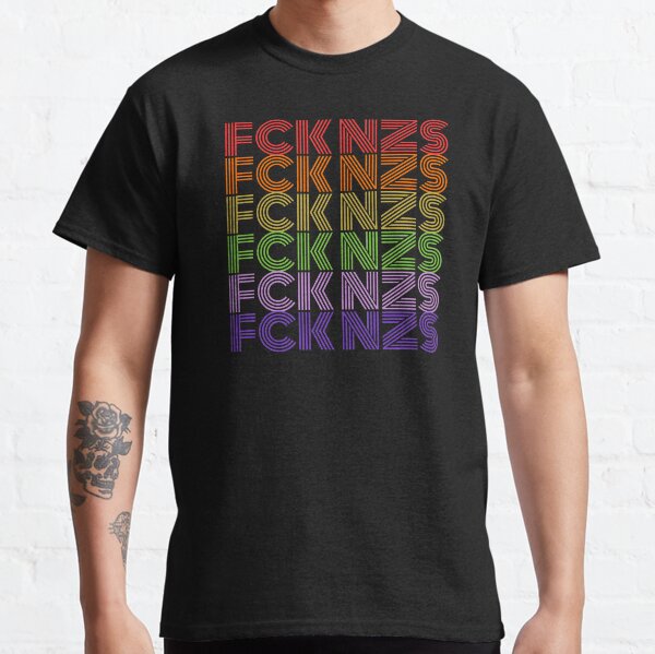 Vista previa del artículo con la obra «Fck Nzs Fck Afd Alemania Política», diseñado y vendido por Simcom.