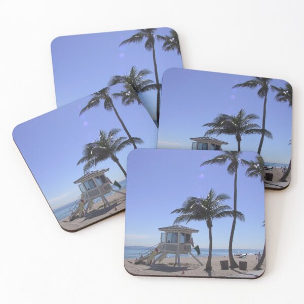 Item preview, Lifeguard Station  at Fort Lauderdale Beach designed and sold by aura2000.