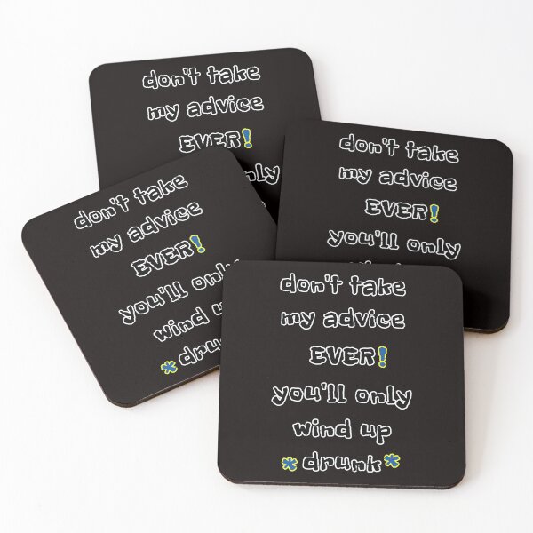 Item preview, Funny Drunk Advice designed and sold by LisaMe.