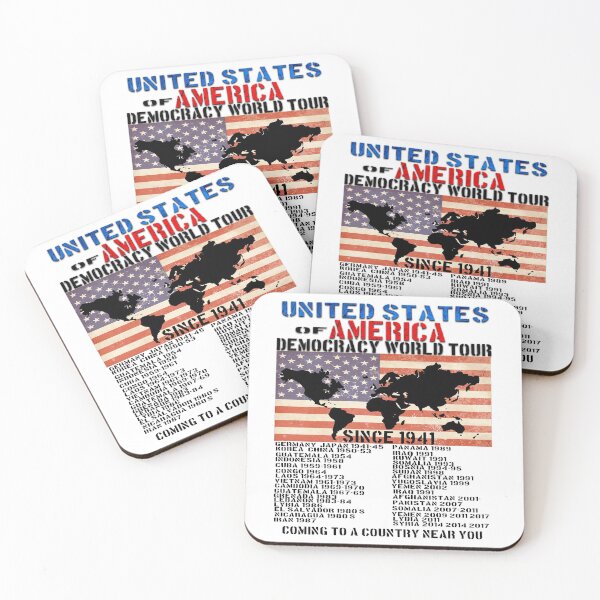 Item preview, United States of America Democracy Tour Flag Domination designed and sold by funnytshirtemp.