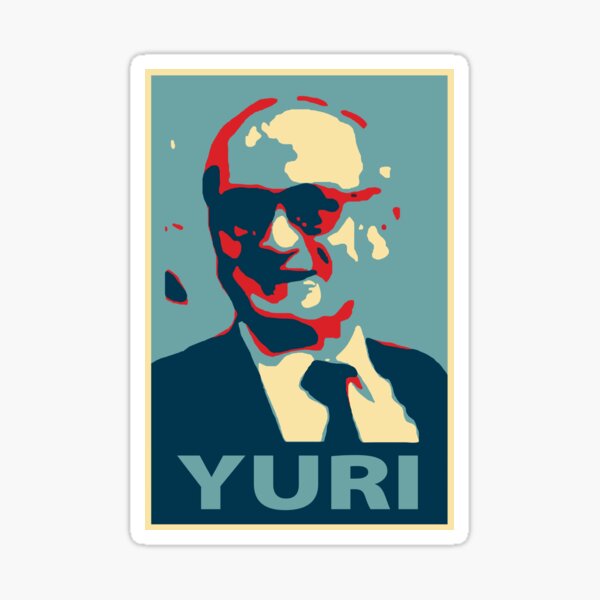 Yuri Bezmenov HOPE style Soviet journalist KGB defector anti-communism Retro HD High Quality Online Store Sticker