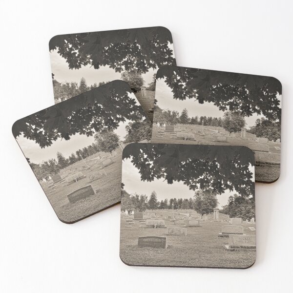 Item preview, Glennview Cemetery East Palestine Ohio Final Resting Place Black And White designed and sold by LisaWootenPhoto.