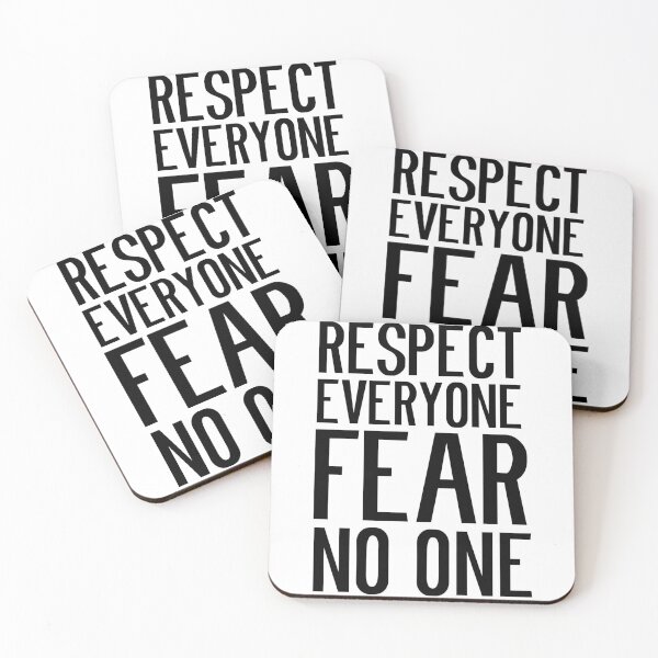 Item preview, Respect everyone, fear no one designed and sold by kailukask.