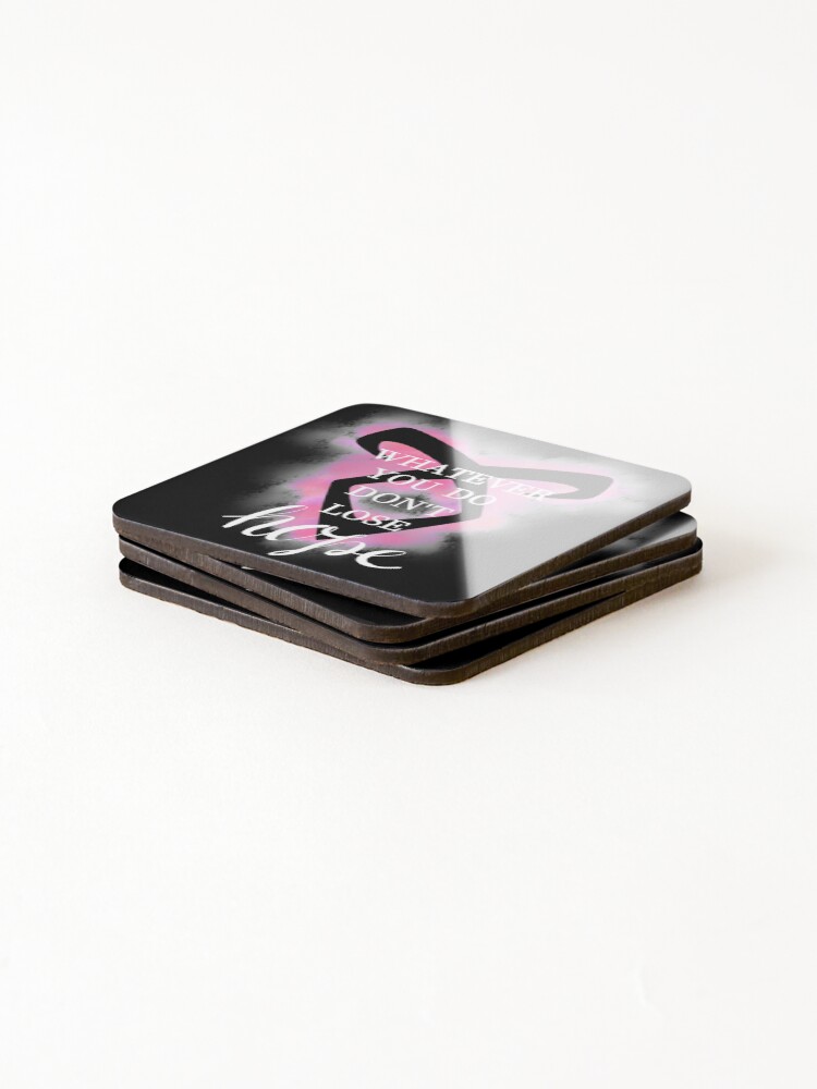 Thumbnail 4 of 5, Coasters (Set of 4), Shadowhunters Angelic Rune + Quote designed and sold by InkItOut.