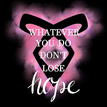 Artwork thumbnail, Shadowhunters Angelic Rune + Quote by InkItOut