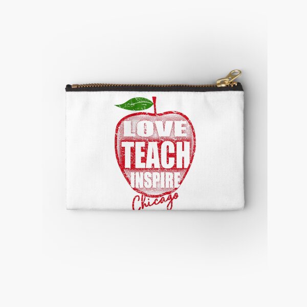 Item preview,  Red for Ed Apple Chicago Teachers Distressed designed and sold by RiffXS.