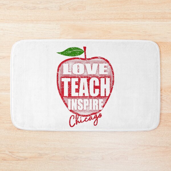 Item preview,  Red for Ed Apple Chicago Teachers Distressed designed and sold by RiffXS.