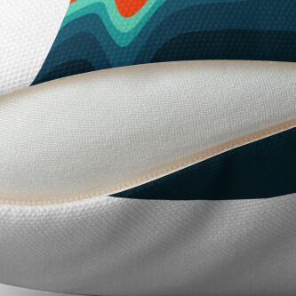 Alternate view of Retro Verve Throw Pillow