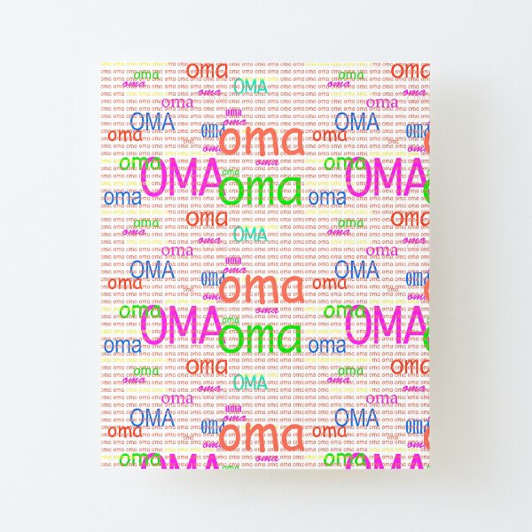 CONGRATULATIONS OMA!! Canvas Mounted Print