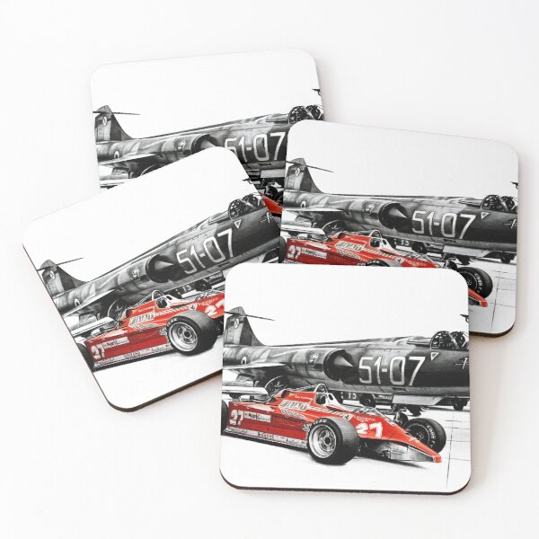 Item preview, Ferrari 126CK vs F104 Starfighter. Villeneuve 1981 designed and sold by Artem Oleynik.