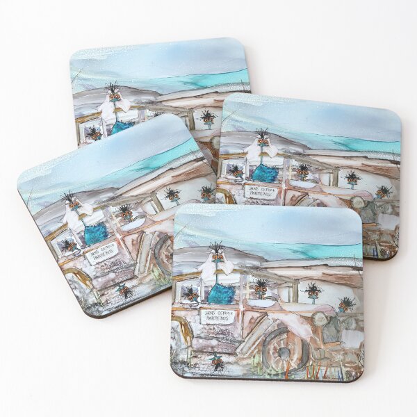 Item preview, Ostrich Party Bus. designed and sold by Peta Wakeham.