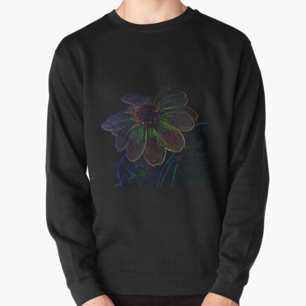 Space Flower Power Pullover Sweatshirt