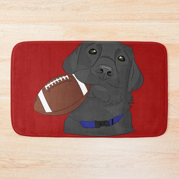 Item preview, Labrador retriever playing football designed and sold by Kam-designs.