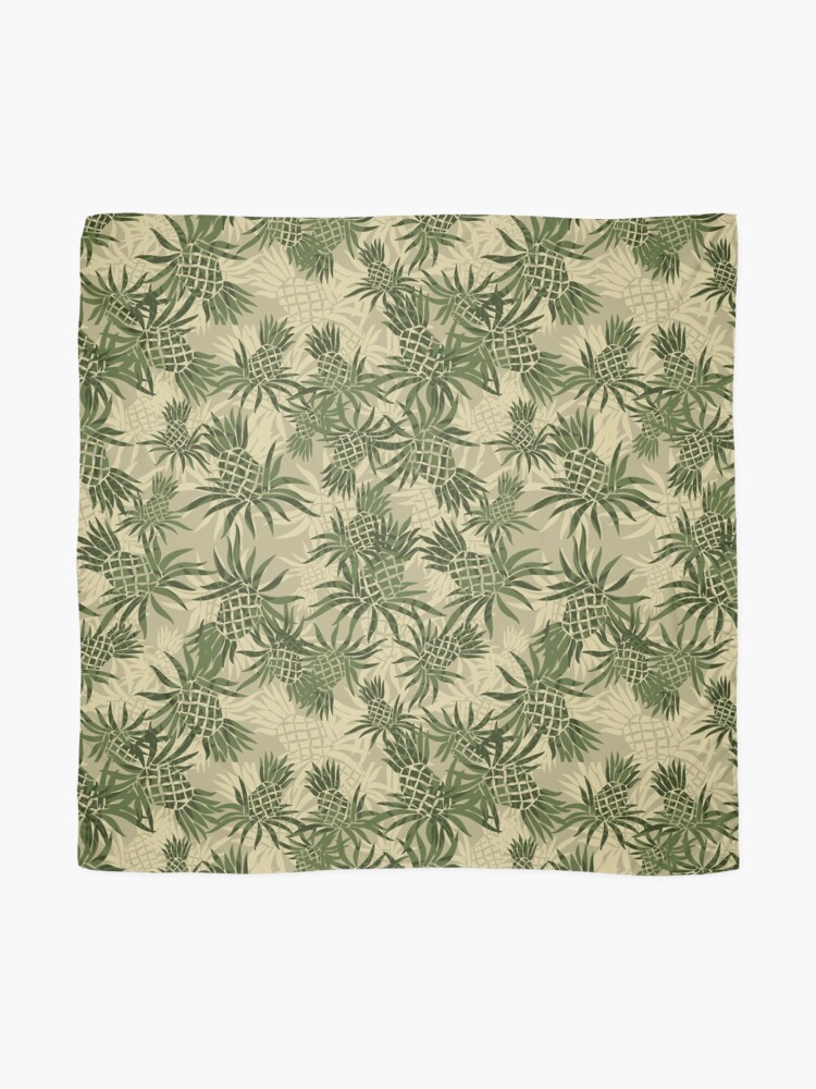 Pineapple Scarf Green Shirt