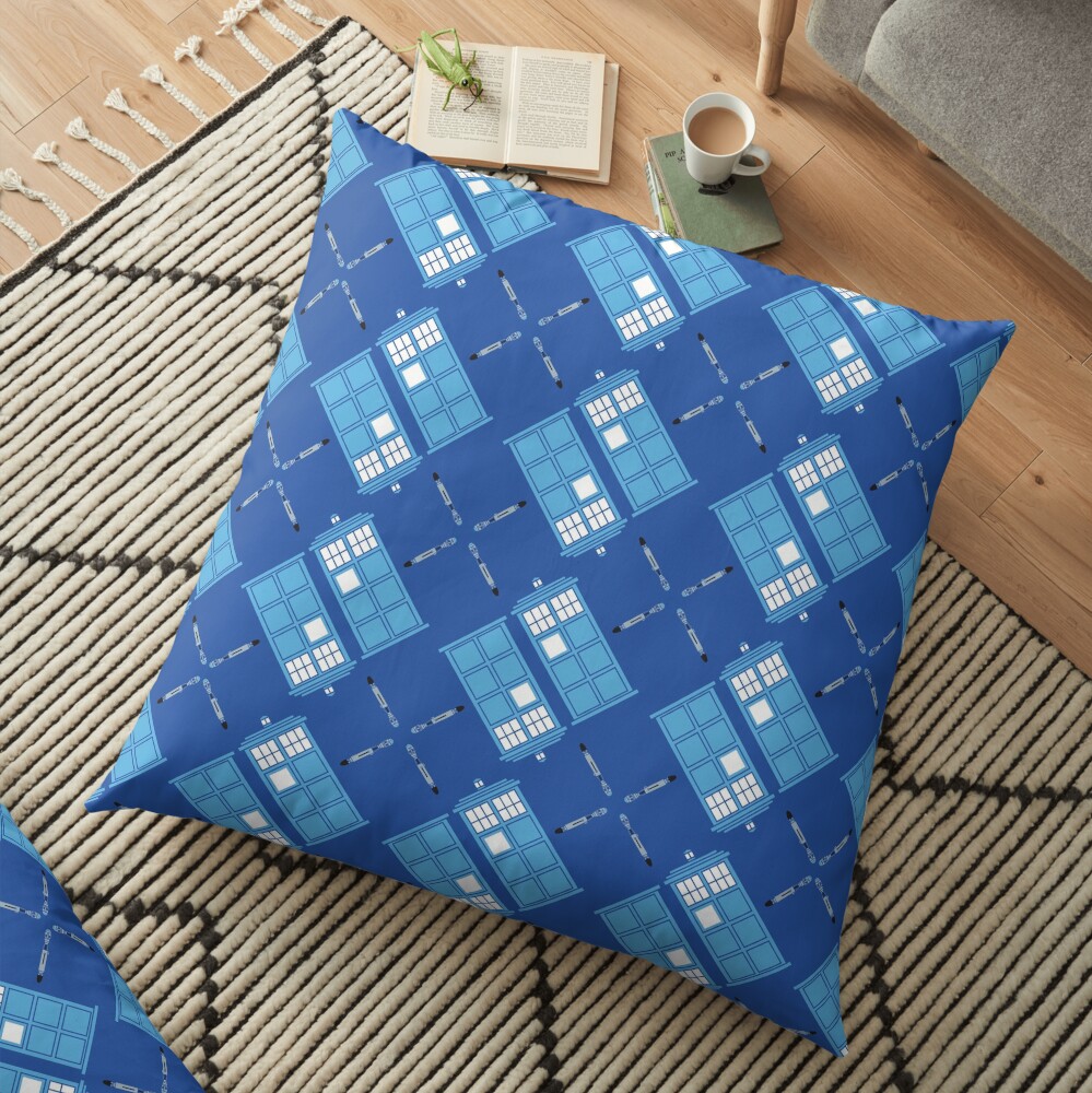 Gallifrey Argyle Floor Pillow