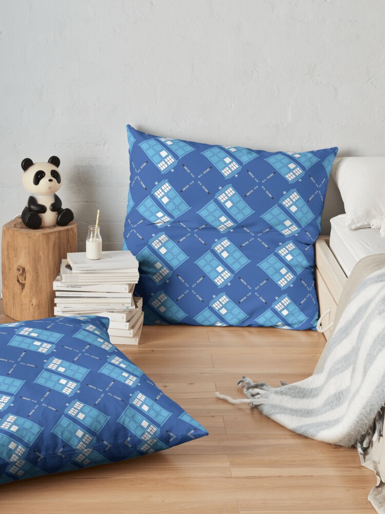 Alternate view of Gallifrey Argyle Floor Pillow