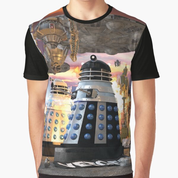 Item preview, Stripey Invasion of Earth! designed and sold by dalek6388.