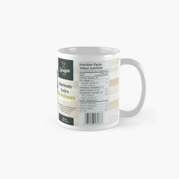 Sprague Foods Signed Black Beans Classic Mug