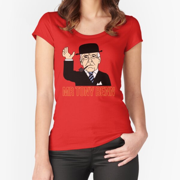 NDVH Mr Tony Benn Fitted Scoop T-Shirt
