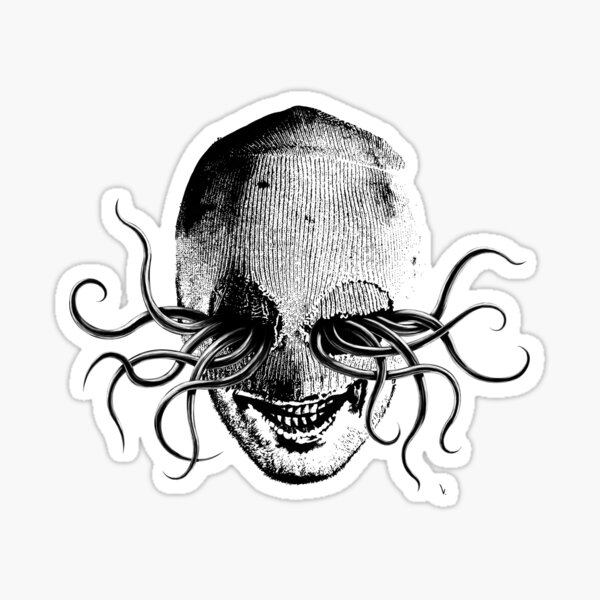 The mysterious octopus Sticker