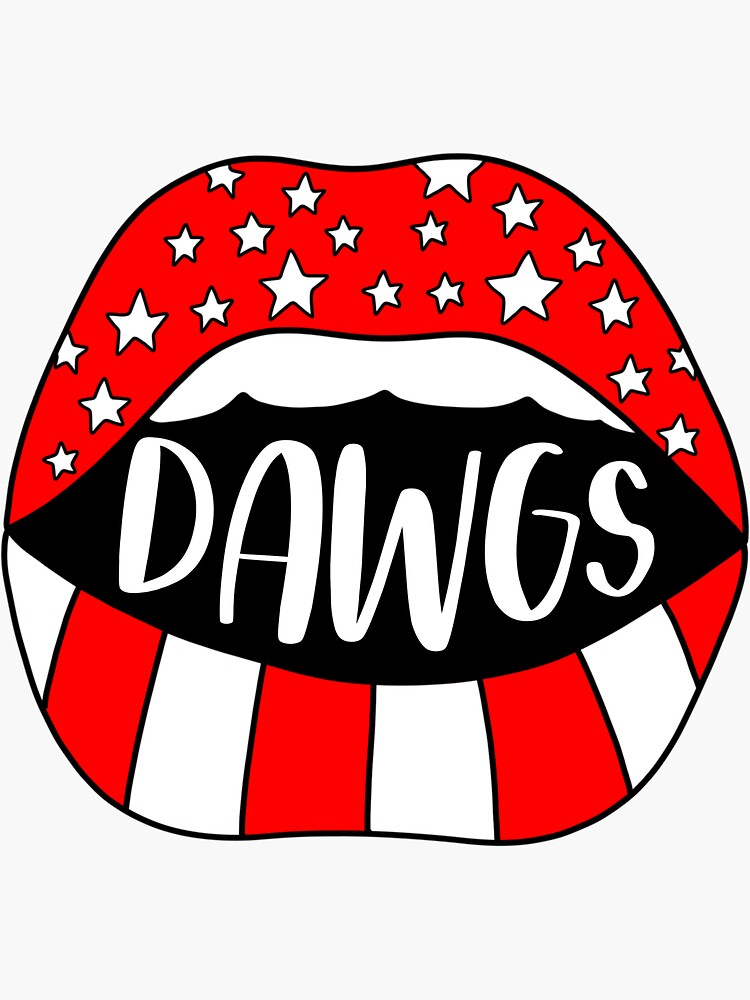 "dawgs" Sticker for Sale by cgidesign2 Redbubble