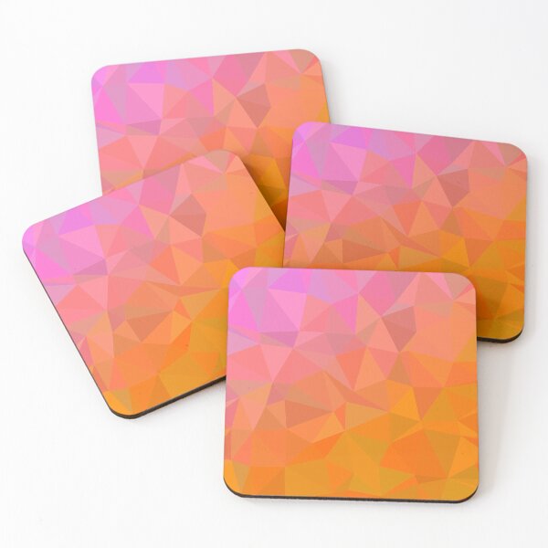 Item preview, Rose Orange Polygon Pattern designed and sold by RoyalSunGate.
