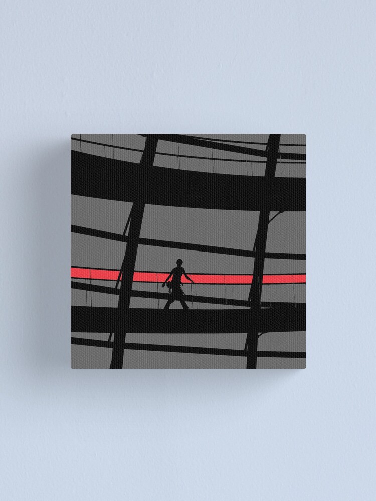 Alternate view of Red Stripe Canvas Print