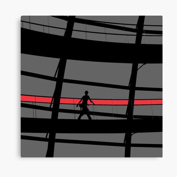 Red Stripe Canvas Print