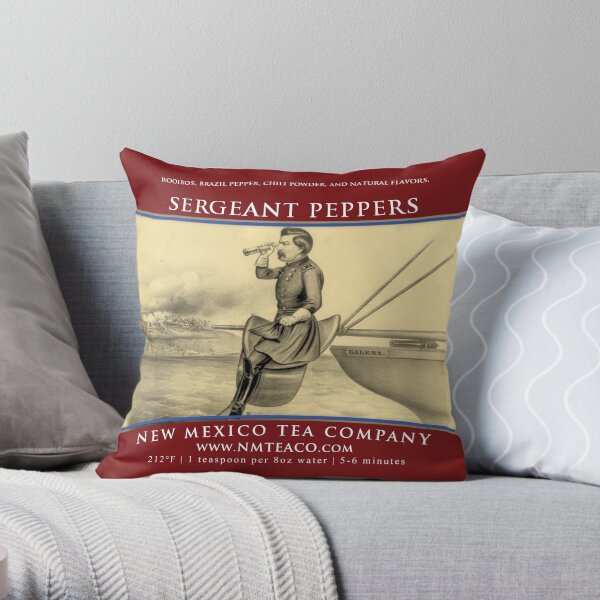 Sergeant Peppers Throw Pillow