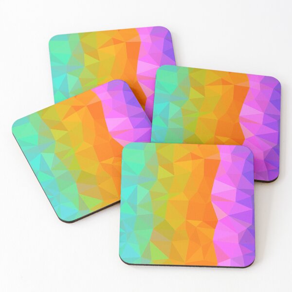Item preview, Rainbow Colorful Polygon Pattern designed and sold by RoyalSunGate.