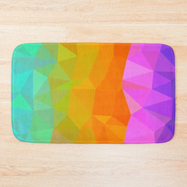 Item preview, Rainbow Colorful Polygon Pattern designed and sold by RoyalSunGate.
